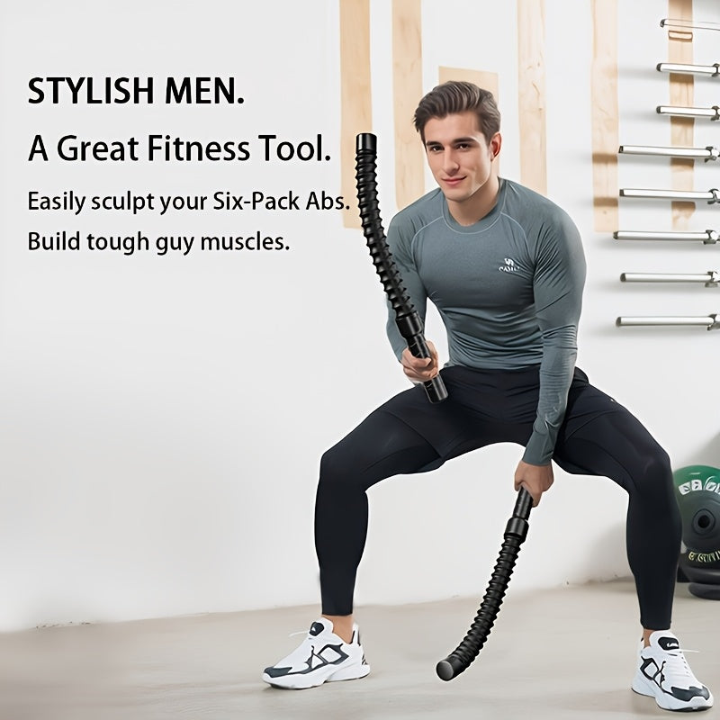 Cordless Battle Rope (2pcs) Portable Effective Weighted Rope Suitable for Home Gyms And Exercise Rope Battle Rope Suitable for Home Training Rope, Suitable for Exercise Weighting, Gym Equipment, Fitness Training, Compact Fitn