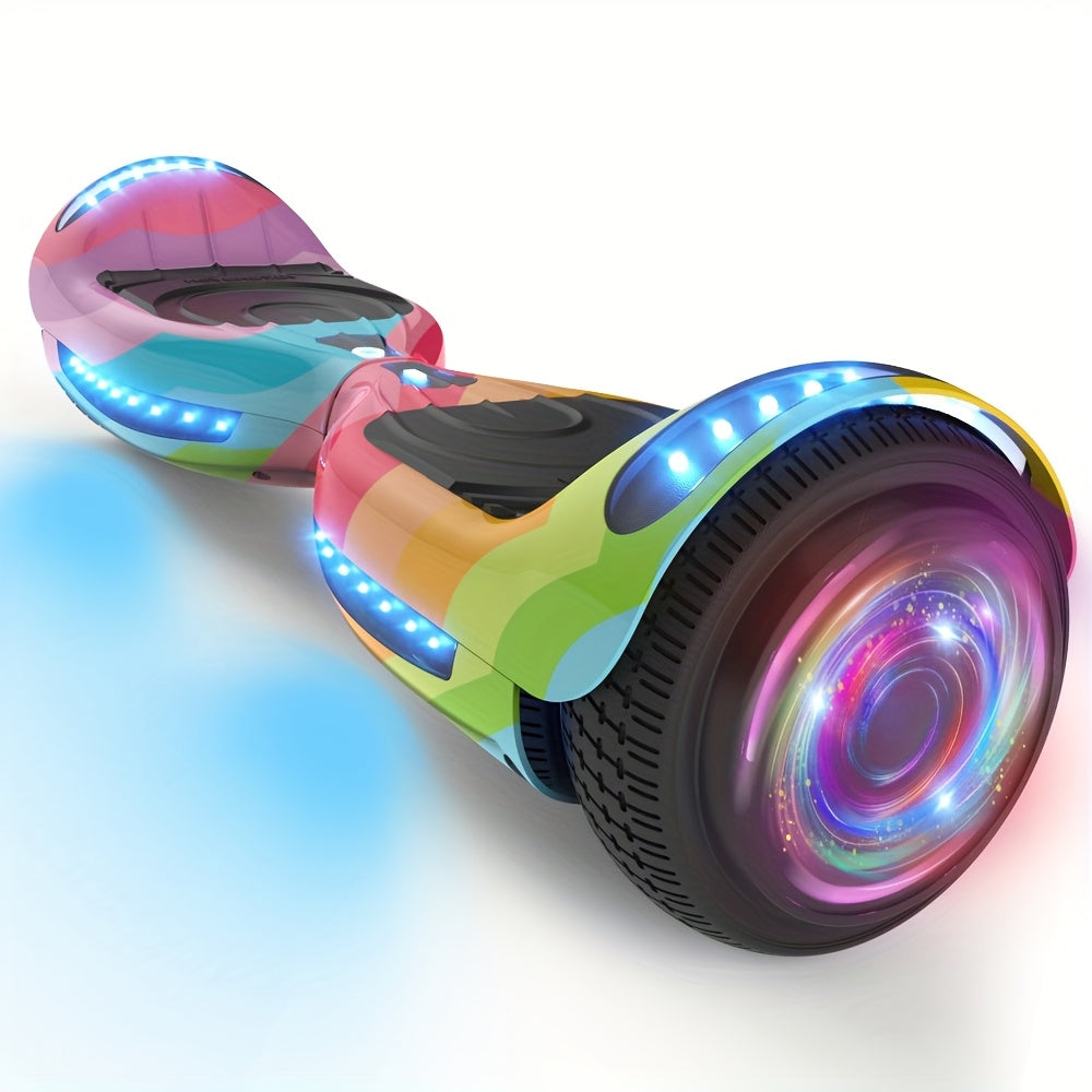 Scooter, Hoverboard 6.5 Inch with LED Lights, Self-Balancing Wheels, Electric Scooter