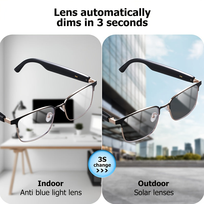 Smart Glasses Automatic Color Changing Lenses With Dimming
