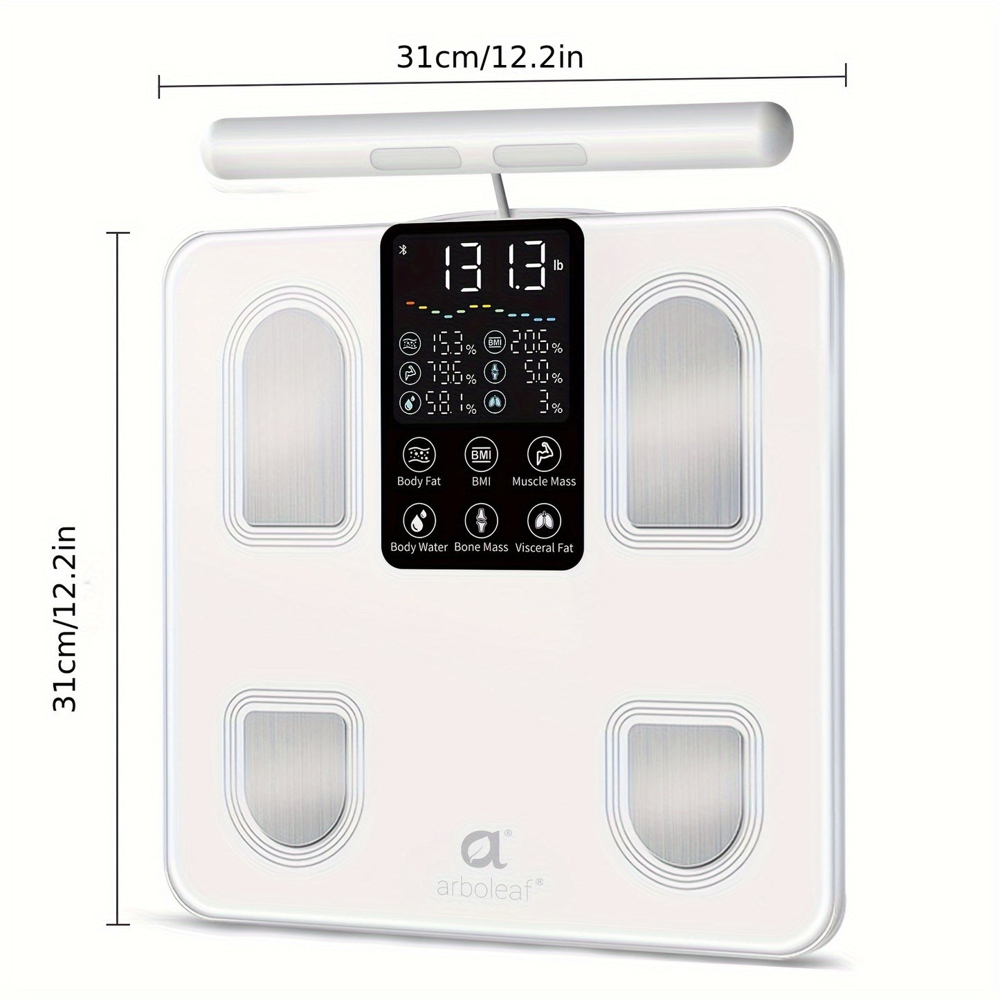 Arboleaf Body Fat Scale 8-Electrode Smart 26 Metrics