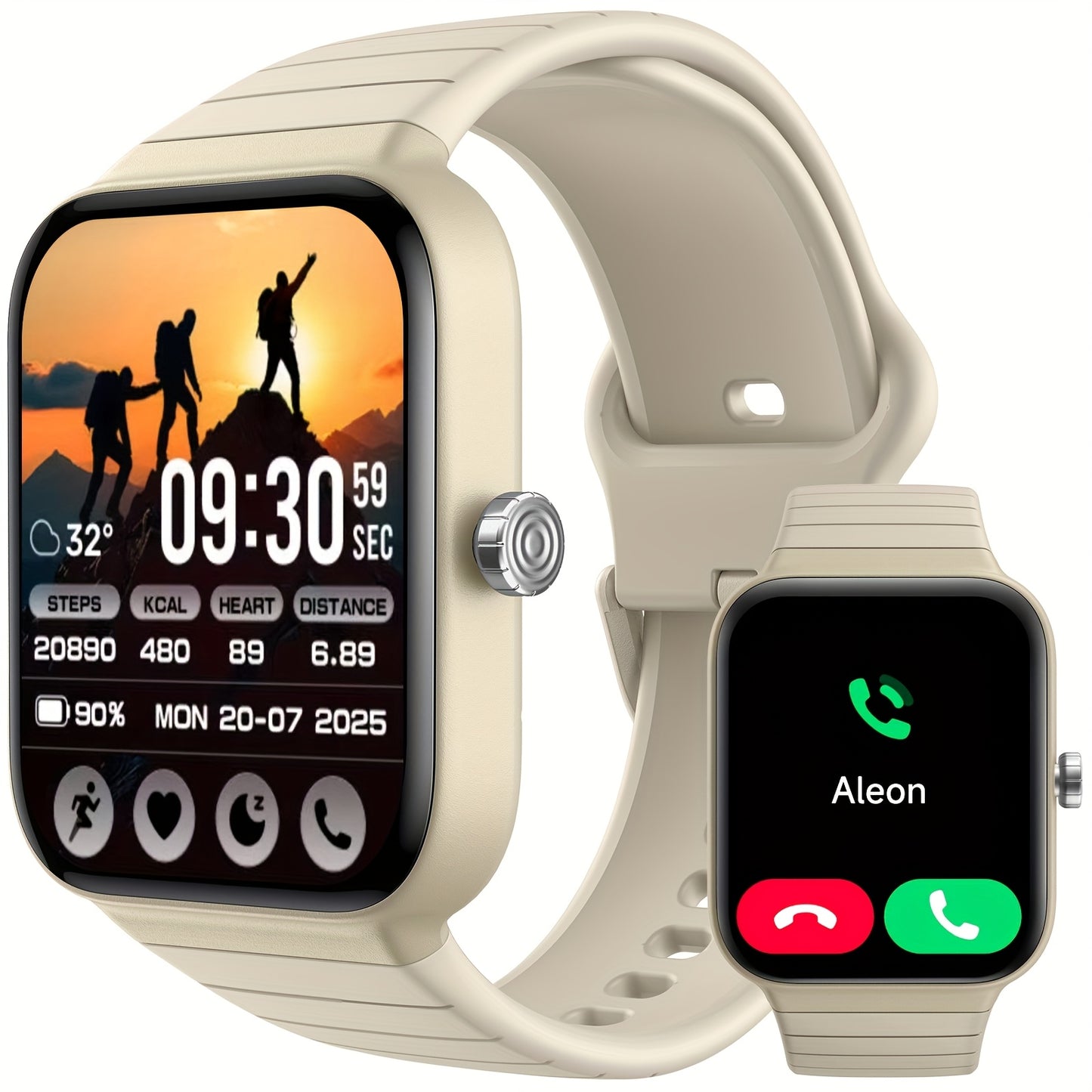 FAWEIO Smartwatch Alexa Built-In Fitness Tracker 100+ Modes