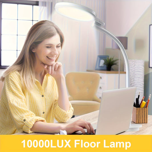 Round Floor Lamp UV Free 1000 Lumen LED Reading Light
