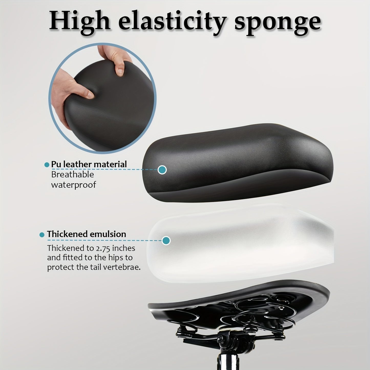 GLDYTIMES Electric Scooter Seat Cushion Cover Adjustable