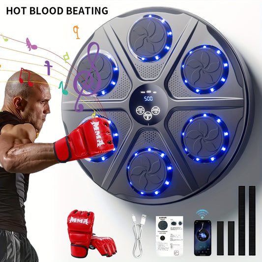 BILLNA Interactive Boxing Machine With Wireless Music And Wall Mount