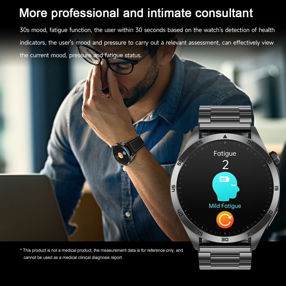 YYKY Smartwatch With 380mAh Battery And AMOLED Display