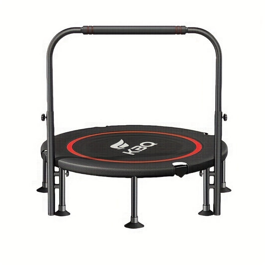Trampoline With Adjustable Handles Iron Frame Silent Fitness