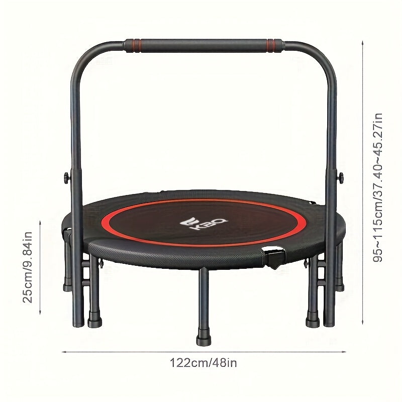 Trampoline For Home Use Indoor Fitness Round Iron Frame