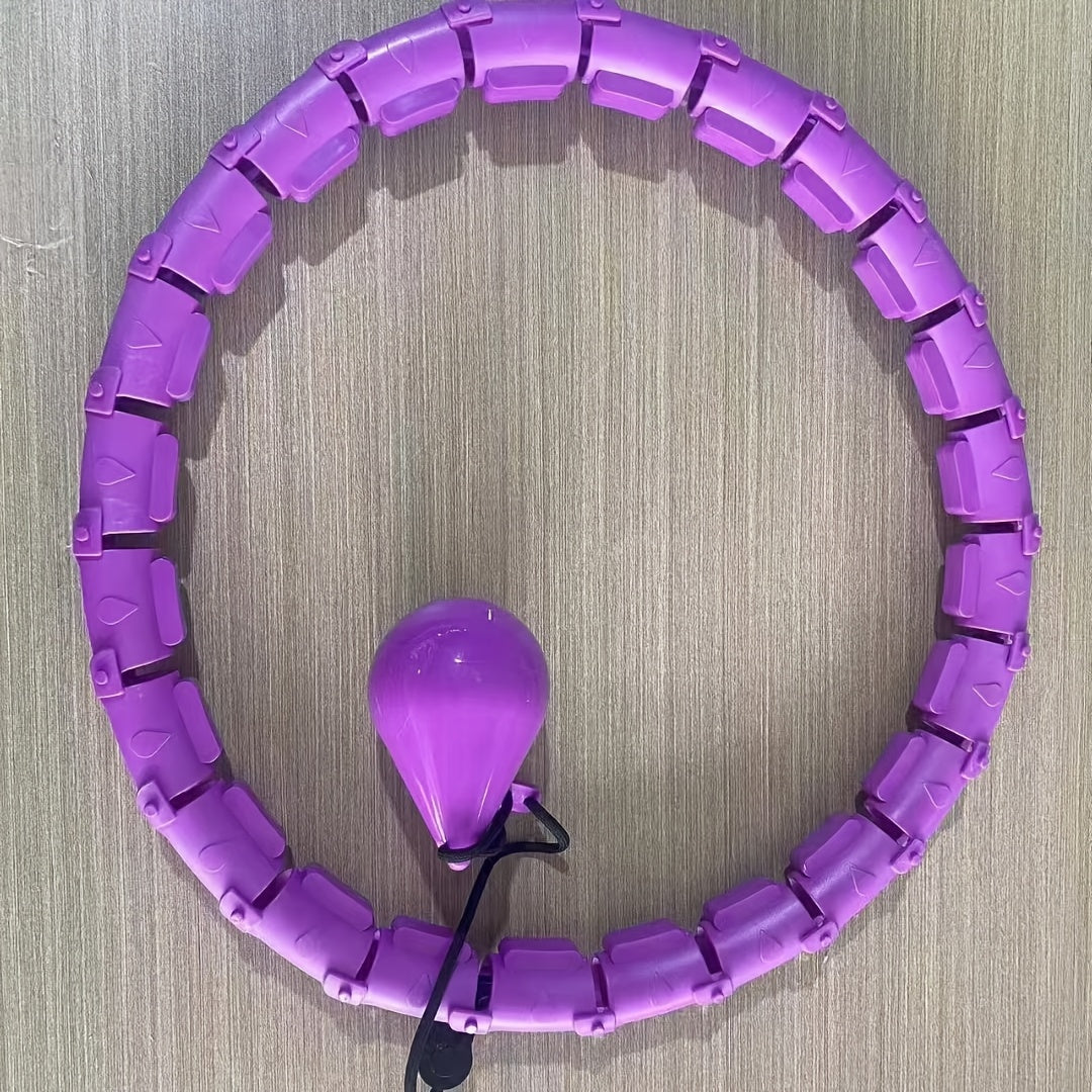 2-in-1 Smart Fitness Ring for Weight Loss, 24 Detachable Segments, Portable Resistance Trainer for Women Beginners