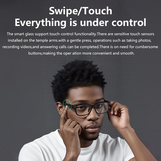 MARK FAIRWHALE Smart Glasses AI Touch Control Real-Time Translation