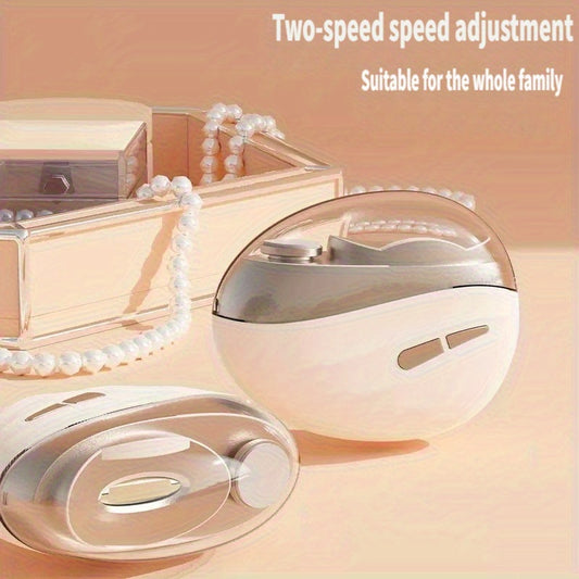 Electric Nail Clipper With LED Light For Personal Care