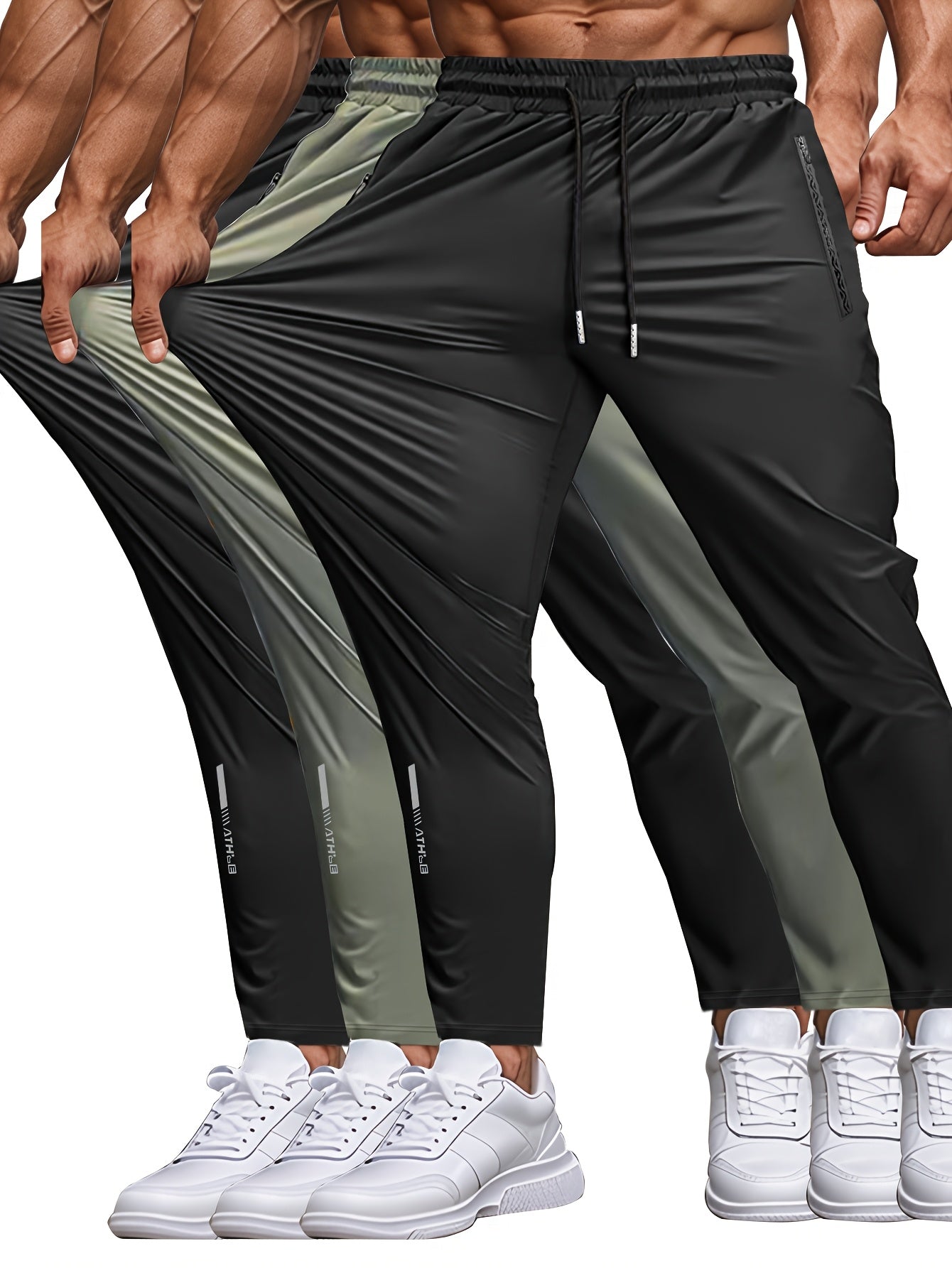 HIDKAT Men's Quick-Dry Hiking Pants, Lightweight Performance