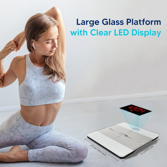 Arboleaf Fitness Body Scale With Wi-Fi Sync And 14-Parameter Analysis