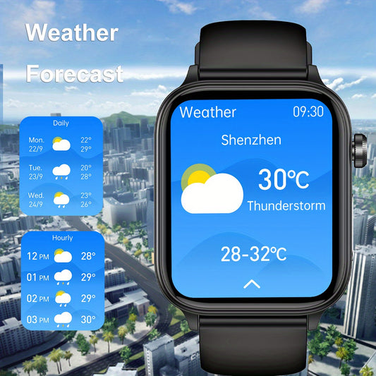 Marsyu Smartwatch Health Monitoring With Multi-Sport Modes