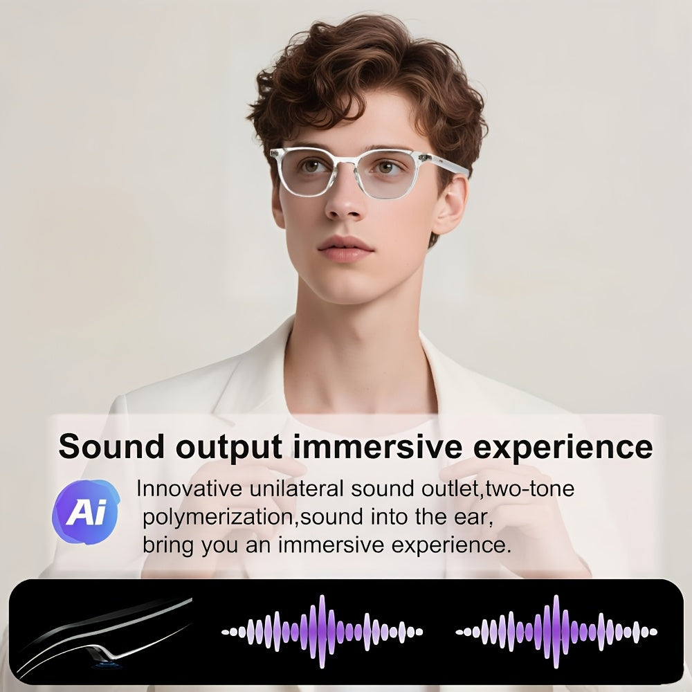 Ai Translator Smart Glasses Multi-Language Translation With Photochromic Lenses
