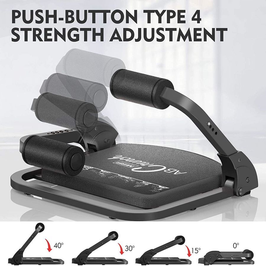 AB CRUNCH MBB Ab Crunch Machine With Resistance Bands