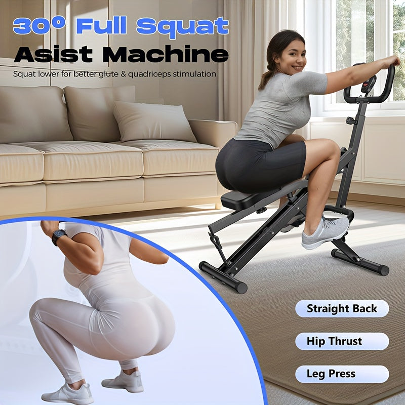 A Rowing Machine Designed for Women, Perfect for Home Workouts, Featuring a Rodeo Core Exercise Function, a Weight Limit of 330 Pounds, And Adjustable Resistance. It'S Foldable And Suitable for Working Out Your Abs, Back, Wit
