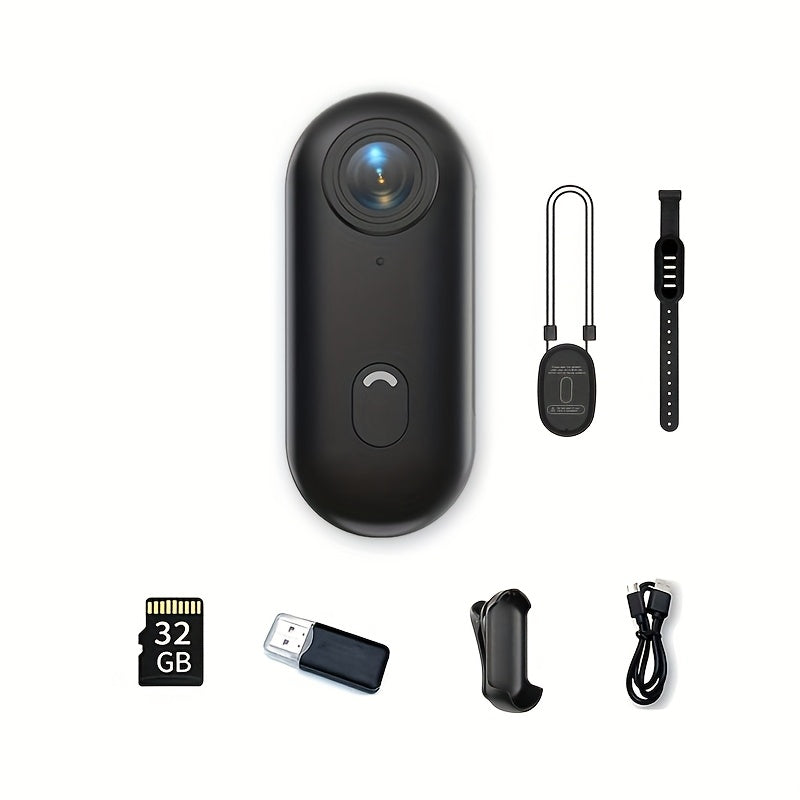 MUOXUEQN Action Camera Mini 4K UHD WiFi Portable Body Cam