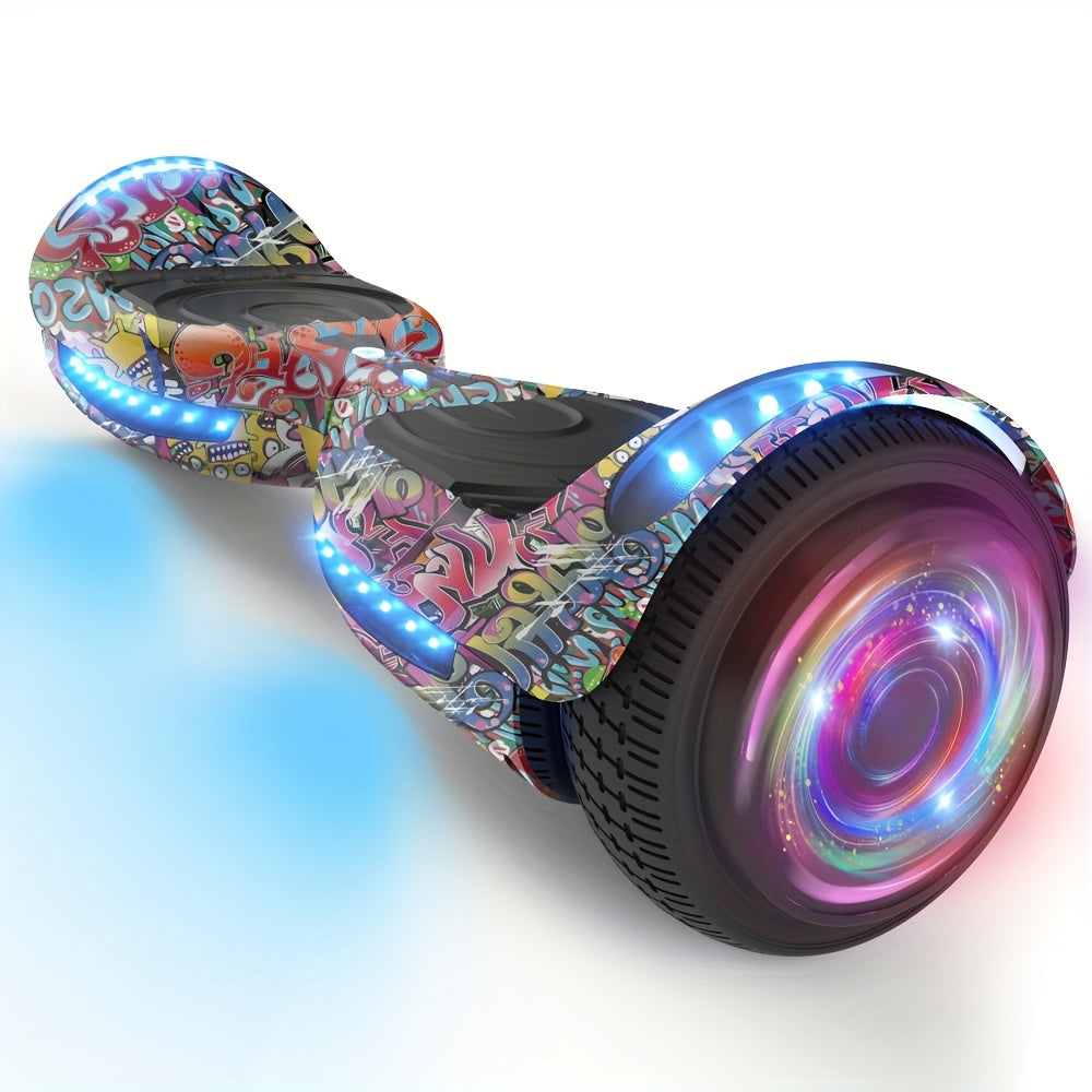 Scooter, Hoverboard 6.5 Inch with LED Lights, Self-Balancing Wheels, Electric Scooter