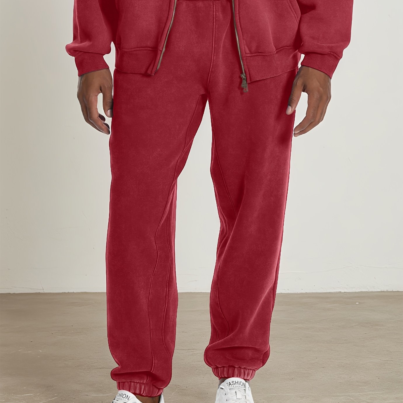 FAIABLE Sweatpants With Pockets, Cotton Blend Regular Fit