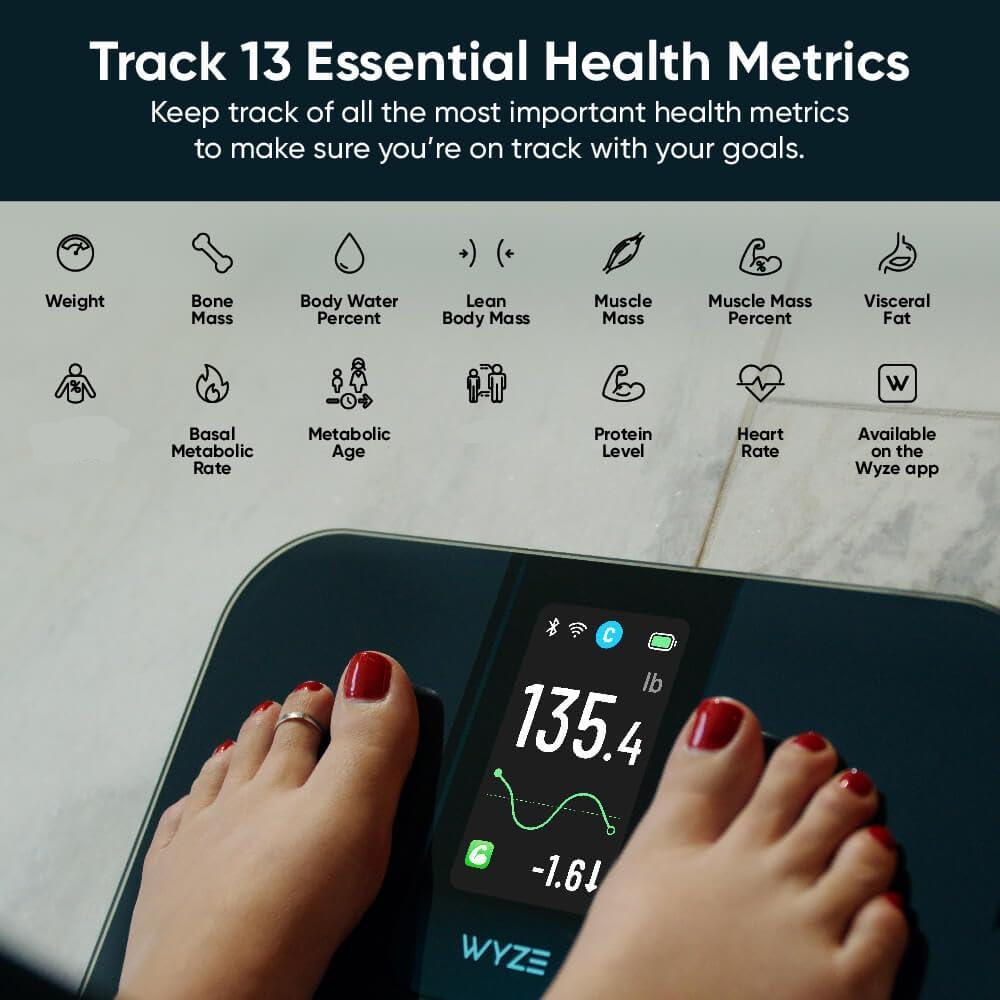 Wyze Scale Ultra Smart Scale With 4.3 Inch Display