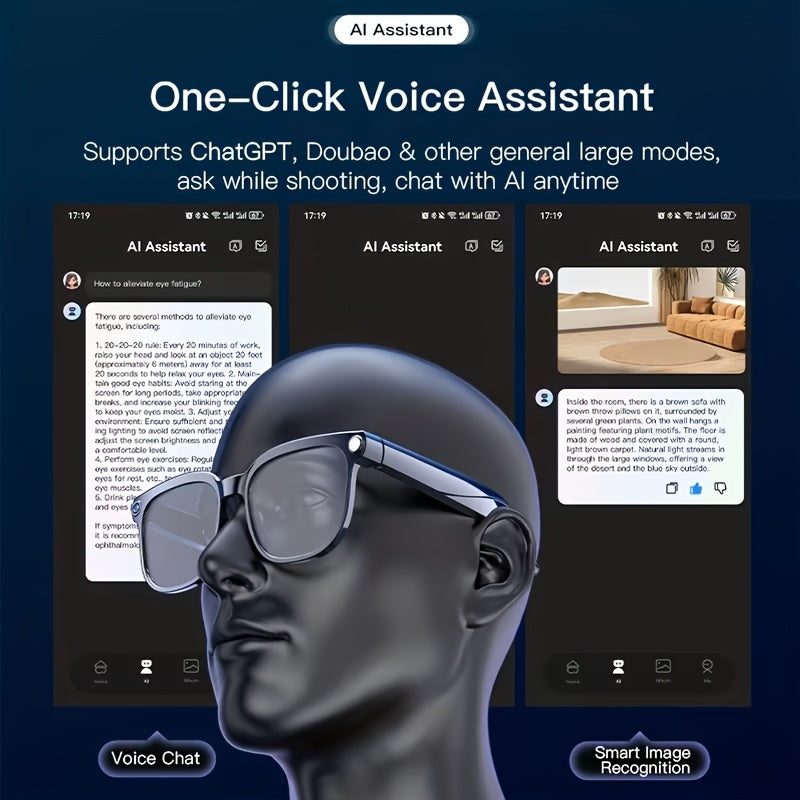 HVESBSFSY Smart Video Glasses Translation And 4K Recording
