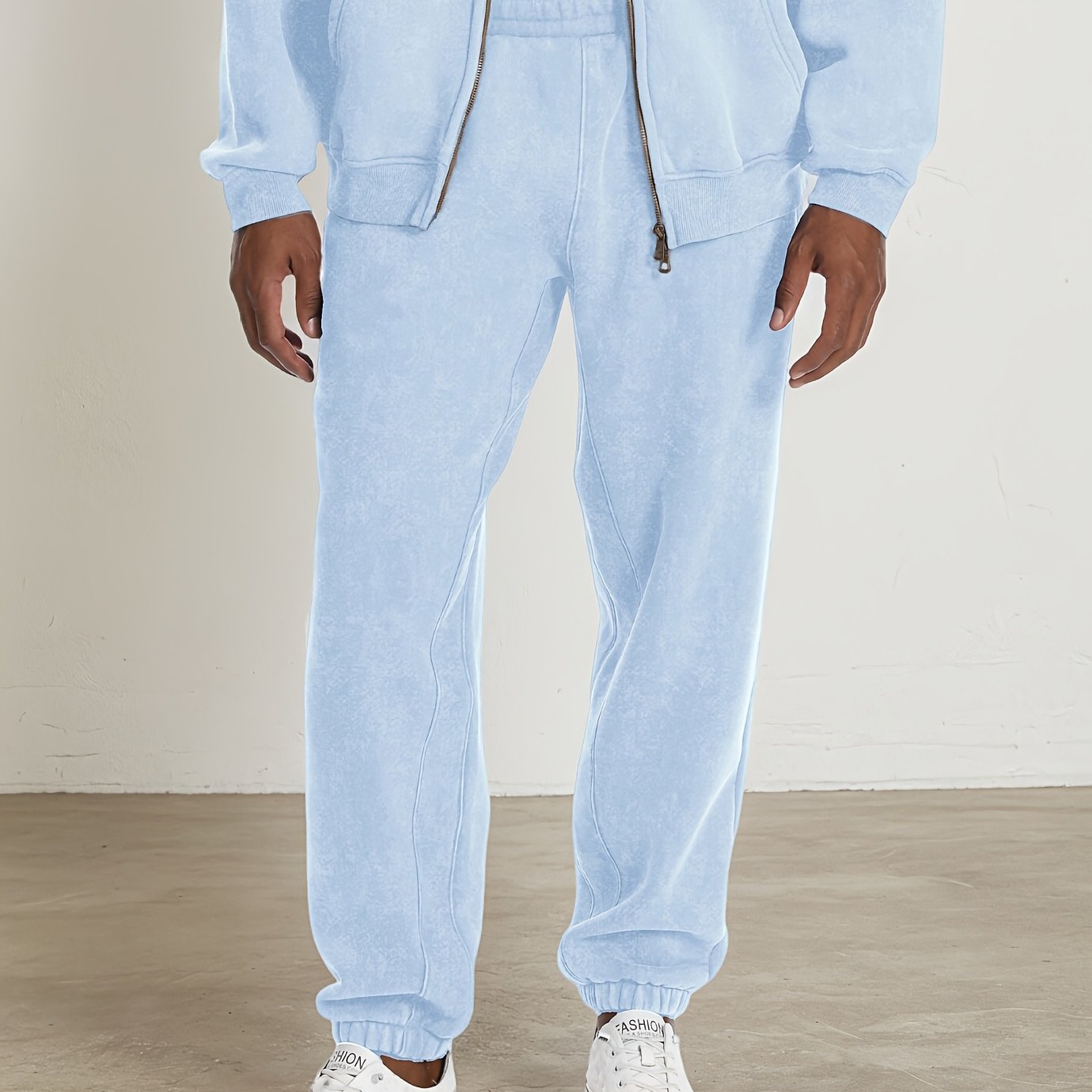 FAIABLE Sweatpants With Pockets, Cotton Blend Regular Fit
