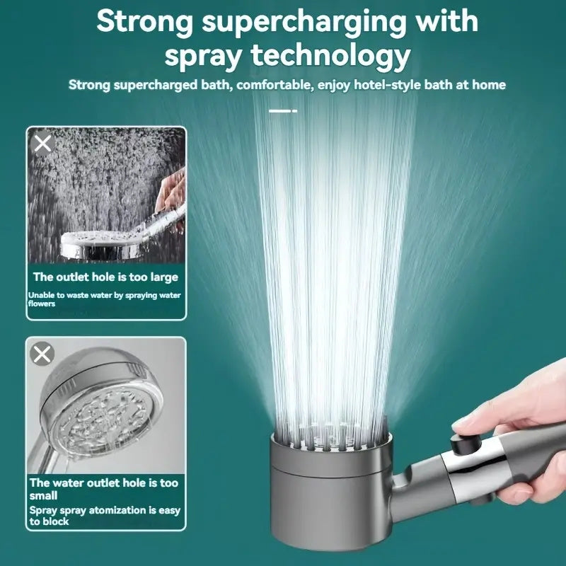 NUAN Shower System Plastic High Pressure Handheld For Home Use