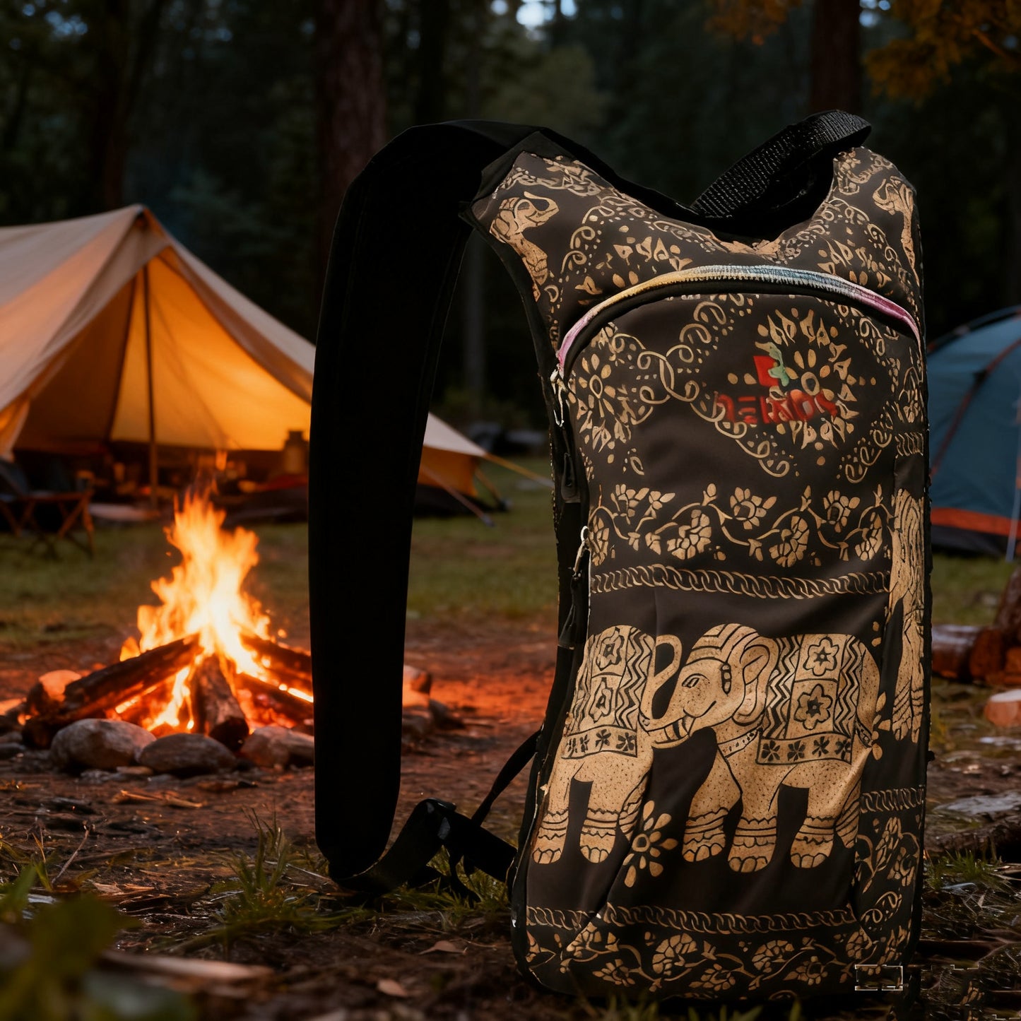 Laser Outdoor Backpack with 2-liter Water Bag - A Must-have for Holidays! Rave Water Bag Backpack, Suitable for Outdoor Activities Such As Hiking, Running, Cycling, Etc