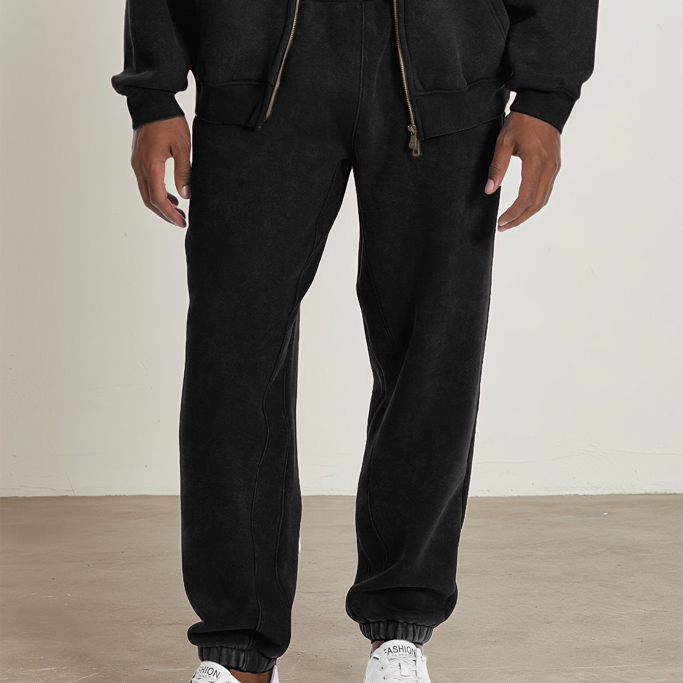 FAIABLE Sweatpants With Pockets, Cotton Blend Regular Fit