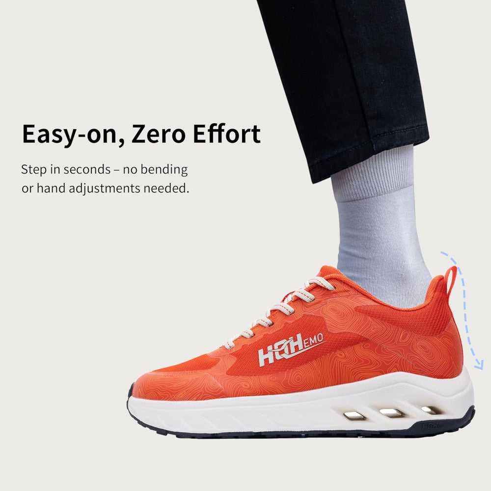 Sneakers Wide-Toe Box Platform Shoes Breathable Mesh Upper Lightweight