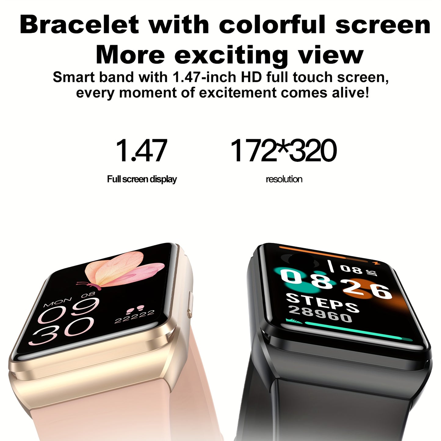 SGDDFIT Smart Watch Multi-Function Fitness Tracker with USB Rechargeable
