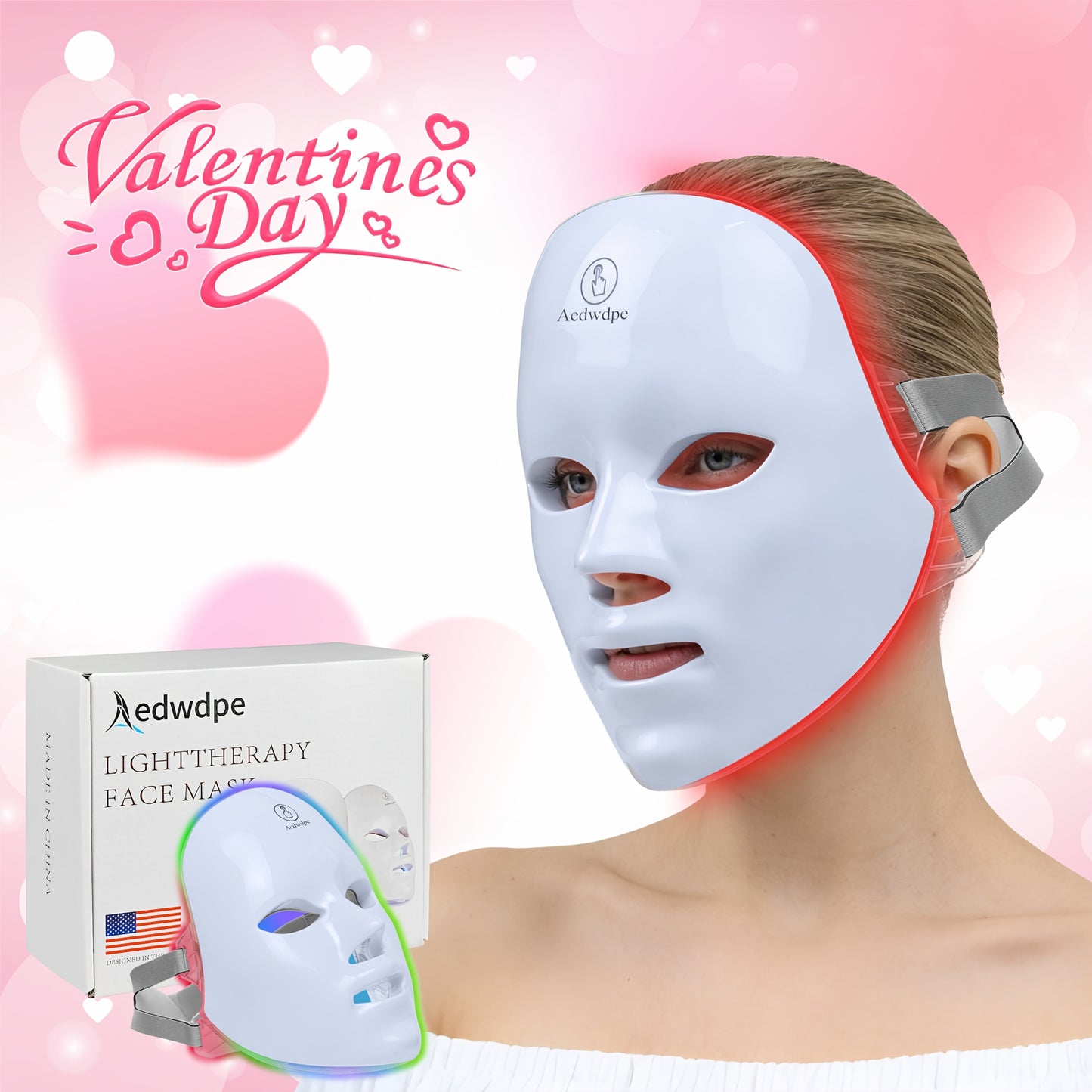 Electric Beauty Facial Mask Device Featuring 7 Color Options for Skin Care