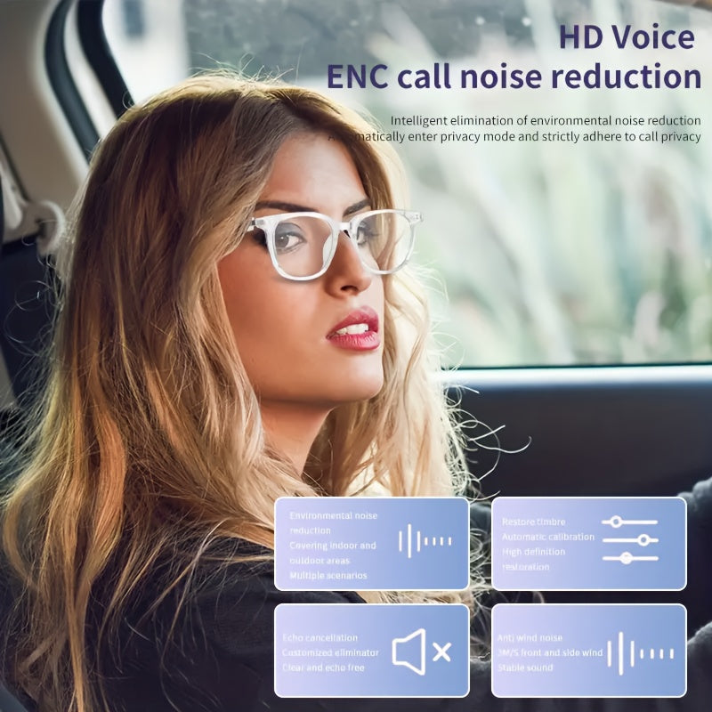 HVESBSFSY Smart Glasses AutoDimming AI Voice Assistant