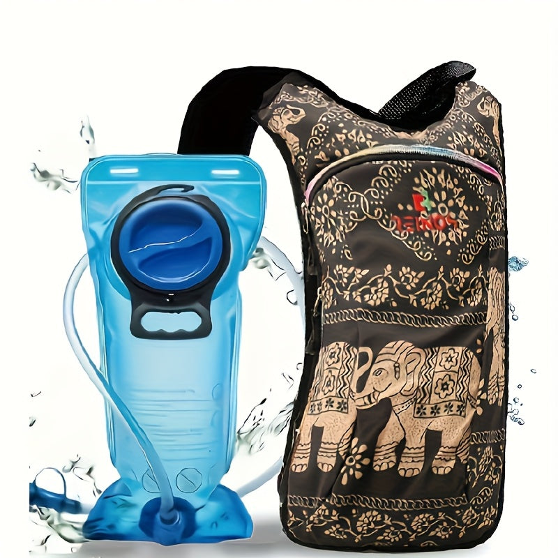 Laser Outdoor Backpack with 2-liter Water Bag - A Must-have for Holidays! Rave Water Bag Backpack, Suitable for Outdoor Activities Such As Hiking, Running, Cycling, Etc