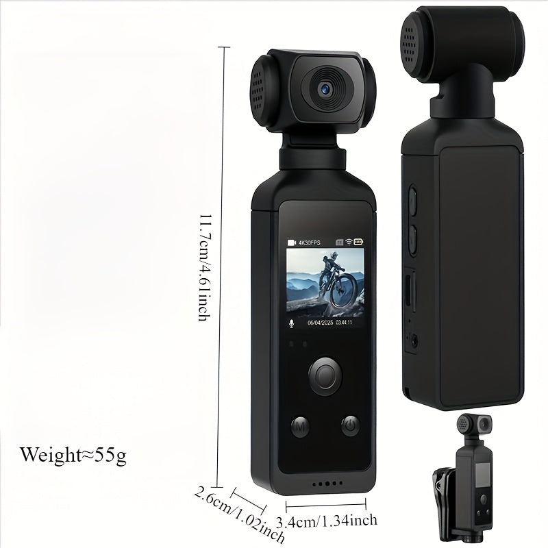 MUOXUEQN Body Camera 5K High Definition With 128GB Card