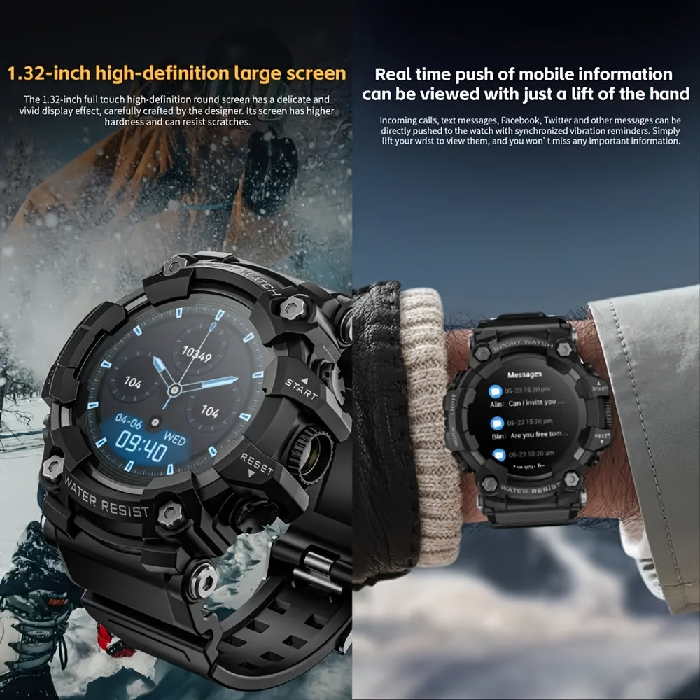 Smartwatch IP68 Waterproof Fitness Tracker Android iOS Compatible