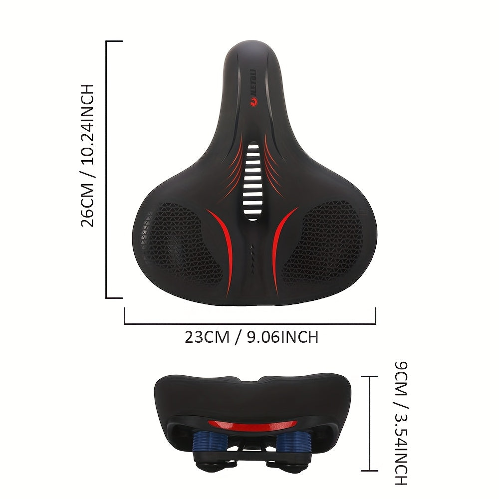 JLETOLI Bike Seat Cushion Breathable Non-Slip PU Memory Foam